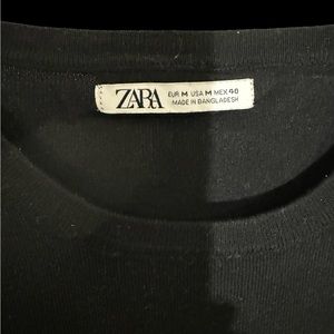 Crewneck black zara mens